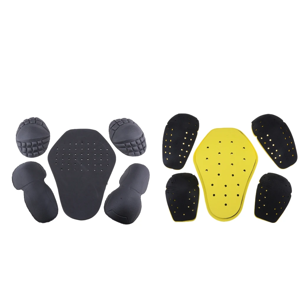 2 Sets Motorcycle Motocross Armour Elbow Back Shoulder Elbow Protection Pads