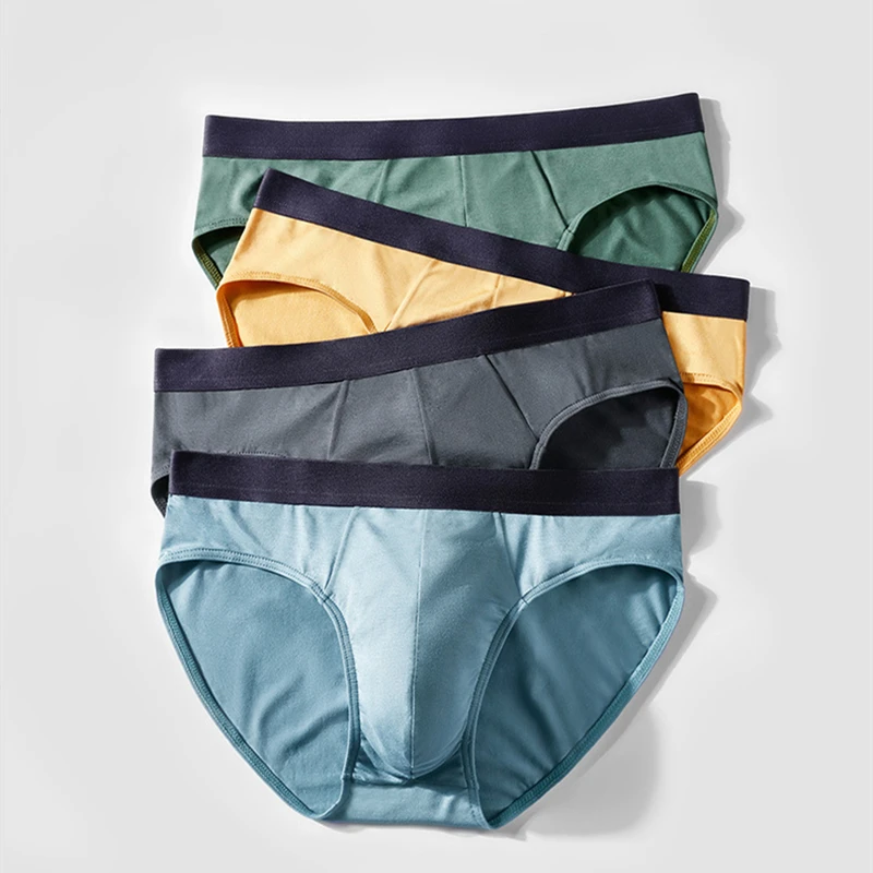 Men's Underwears Briefs 60S Modal Male Panties Cozy Man Briefs Soft Underpants AAA Grade Antibacterial Crotch Sexy Brand Shorts