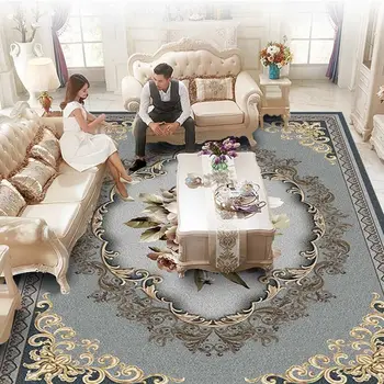

European-style carpet living room coffee table blanket bedroom blanket American luxury home floor mat