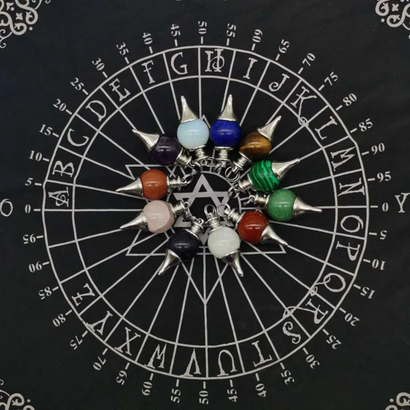Tarot Tablecloth Divination Tarot Card Pad Pendulum Magic Pentacle Runes Altar Table Cloth 30x30cm O21 20