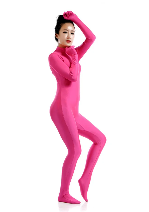 Для взрослых и детей спандекс Zentai для всего тела Облегающий комбинезон унисекс