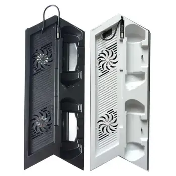 

For PS4 Cooling Station Vertical Stand with 2 Controller Charging Dock