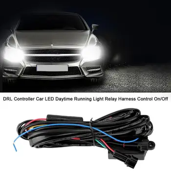 

DRL Controller Car LED Daytime Running Light Relay Harness Control On/Off LN