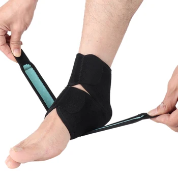 1Pcs Elastische Bandage Ondersteuning Enkel Protector Voor Sport Gym Enkelbrace Achillespees Retainer Voet Guard