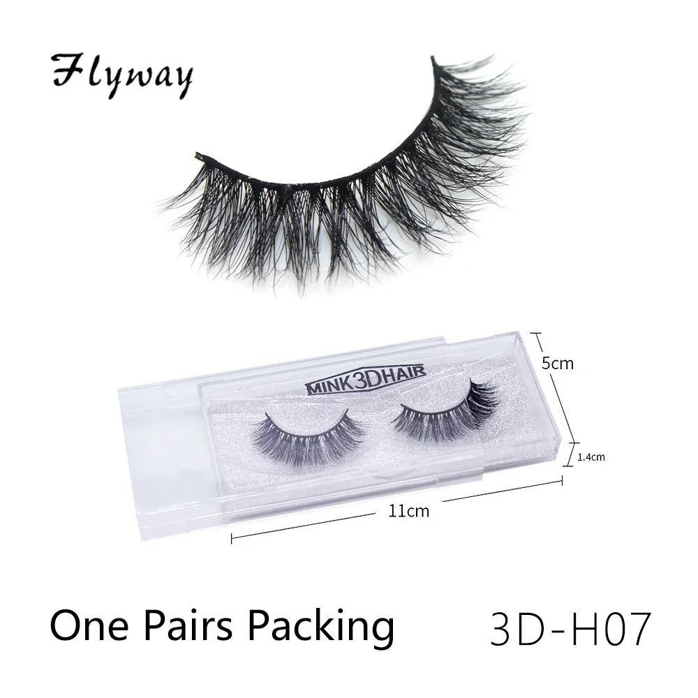 3DH норковые ресницы оптом Minks ресницы одна пара упаковка - Цвет: 3D-H07
