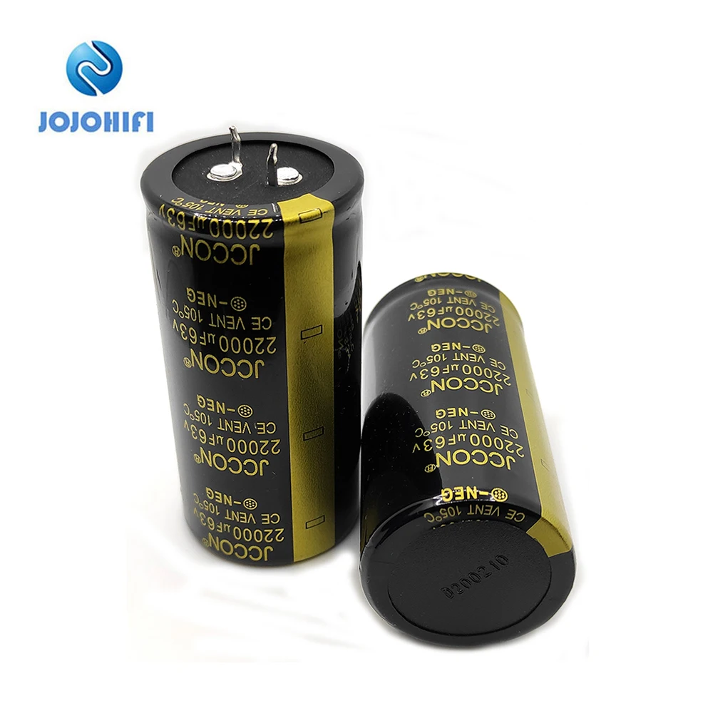 2pcs One Pair 22000uF 63V 35x70mm JCCON 105 ℃ 63V 22000uF Horn Aluminum Audio Amplifier Wire Cutting Power Filter Capacitors 2pcs 15000uf 80v 35x70mm jccon 105 ℃ 80v 15000uf new audio power amplifier power supply board horn capacitor