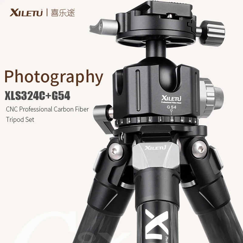 XILETU XLS324C+G54 Professional Photography Carbon