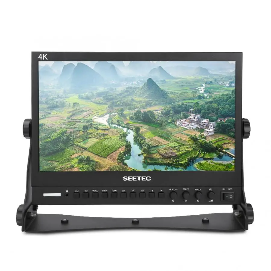 SEETEC P133-9HSD 13," алюминиевый корпус Pro трансляции 4K монитор Ultra HD 1920x1080 lcd ips экран 3g SDI 4K HDMI YPbPr AV DVI