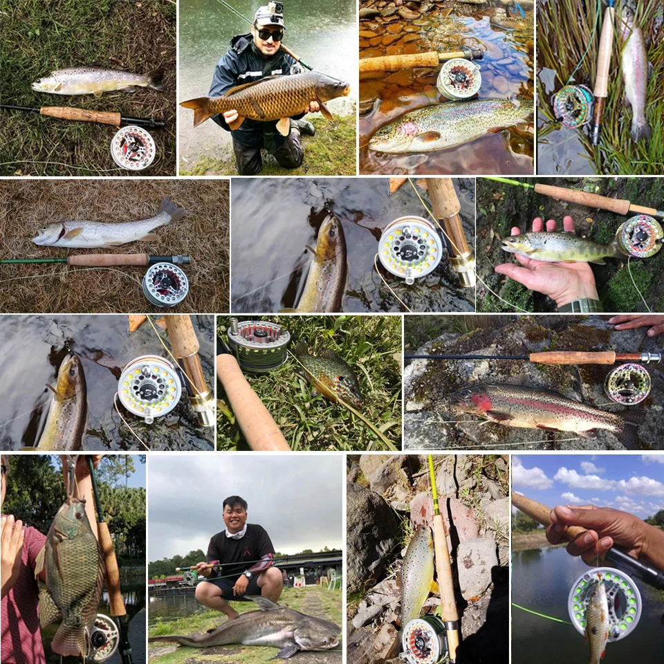 Maximumcatch High Quality ECO 2/3/4/5/6/7/8WT Fly Reel Large Arbor Aluminum Fly Fishing Reel Hand-Changed Fishing Reel