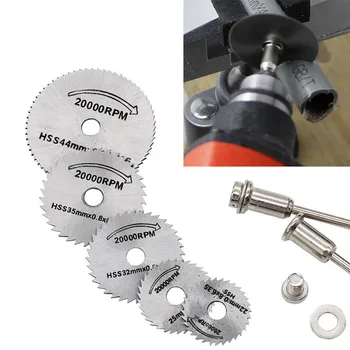 

7pcs Set Mini Circular Saw Blade Rotary Tool Metal Cutter Power Tool Set Wood Cutting Discs Drill Mandrel Cutoff