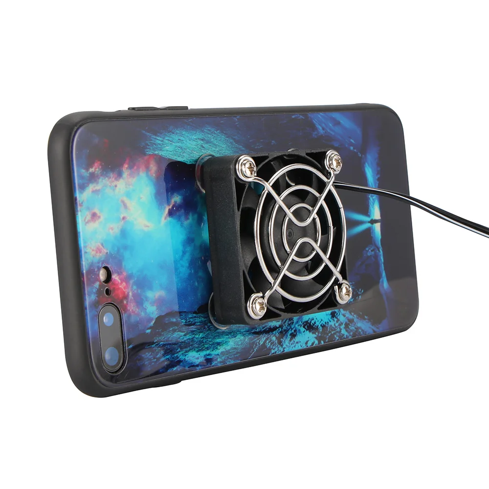 

FORNORM Cooling Fan USB Cooler Pad Fan Gamepad Shooter Mute Radiator Controller Heat Sink Universal Portable Mobile Phone Fans