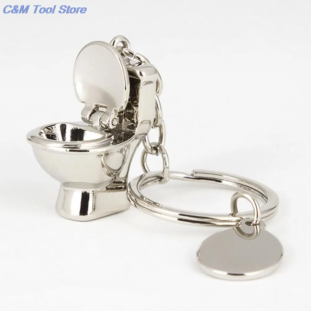 1PcsCuteBathroomCuteCreativeGiftTrinketAutoKeyChainMini