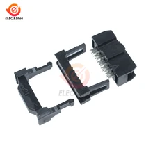 10 шт. 2,54 мм шаг 2x5 Pin 10 Pin 10 контактов IDC Женский контактный разъем FC-10