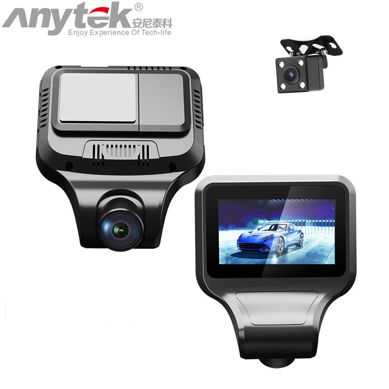 Anytek T99 ночное видение 1080P 30 FPS F2.0 Автомобильный видеорегистратор 2 35 ''IPS