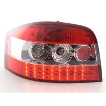 

FKRLXLAI063fanale rear LED light for Audi A3 (Type 8P) year of Constr. 03-05, clear/Red