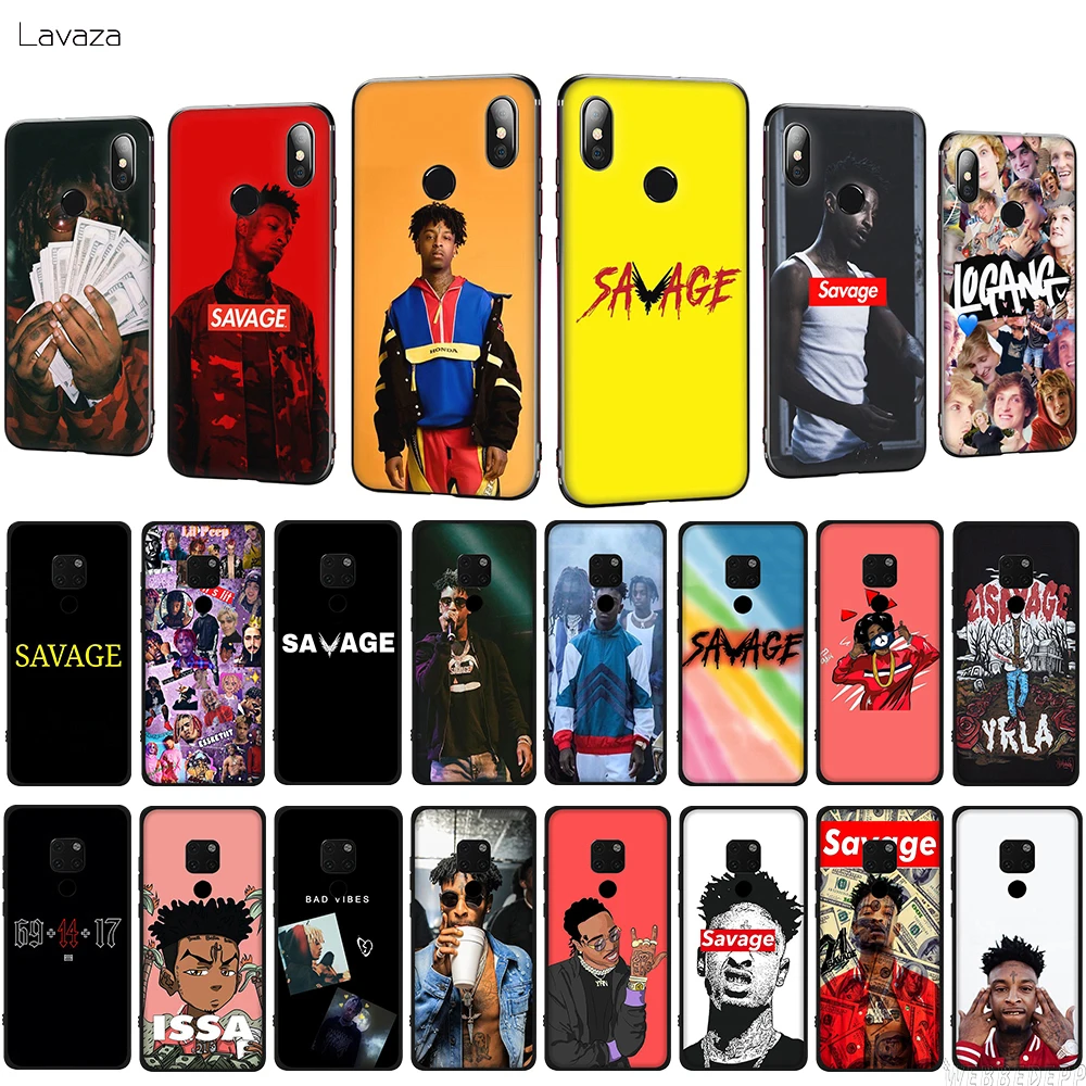 Мягкий ТПУ чехол Lavaza 21 Savage для телефона Huawei Honor 7A Pro 7C 7X 8X 8C 8 9 10 Lite|Бамперы| |