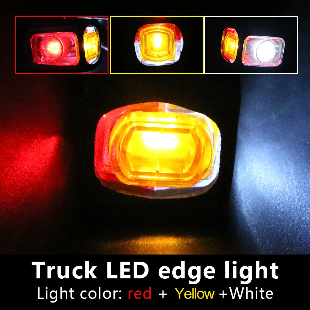 Led Tail Lights Led Marker Lights Led Warning Lights 12V 24V Taillights Trailer Side Marker Lights LED Truck Turn Signal Lamp Position Warning Indicator Lorry Heavy Duty Accessories