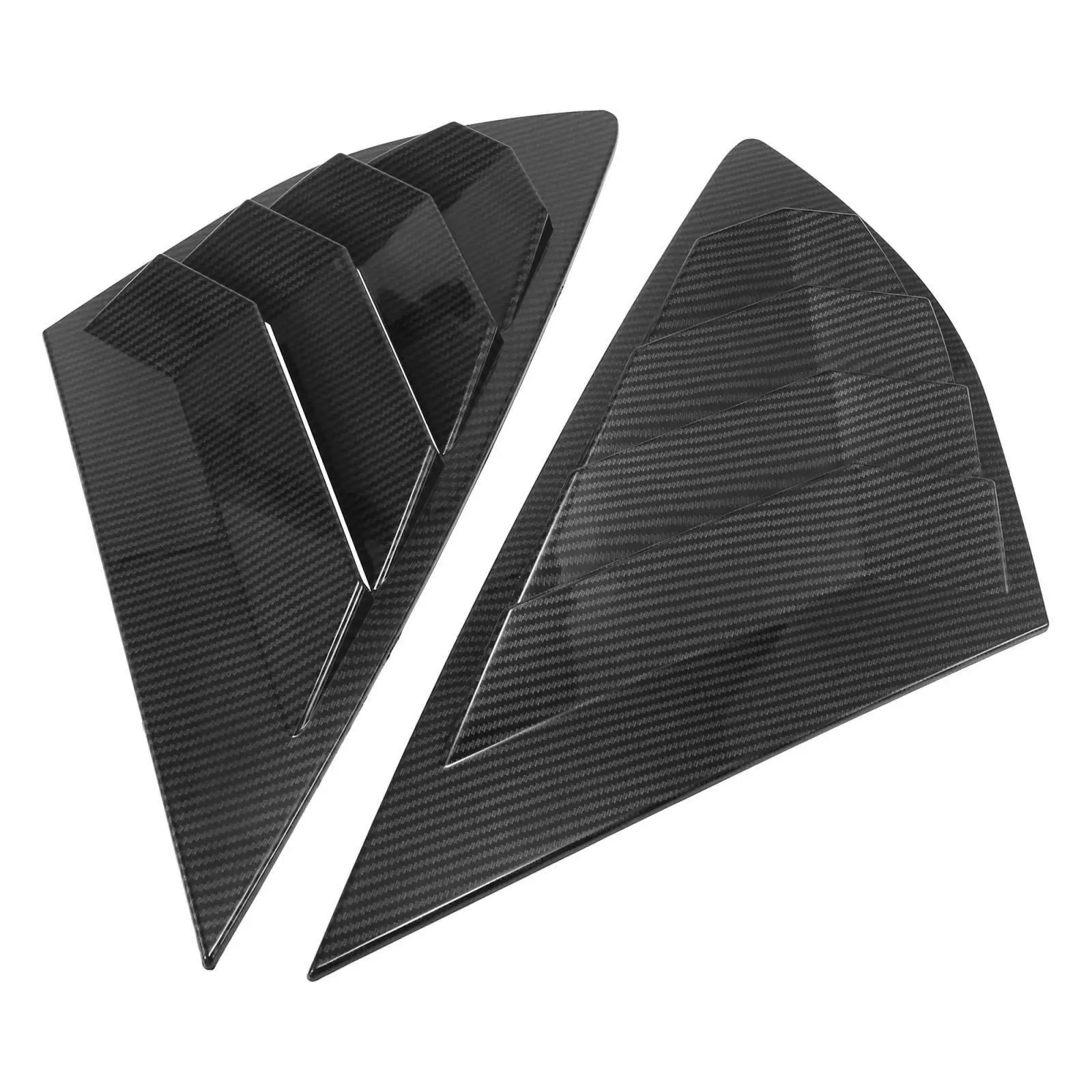 Car Side Window Louver 1 Pair Car Rear Side Vent Window Scoop Louvers Shutter Cover For Ford Mondeo Fusion 2013 2014 2015