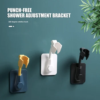 

Adjustable Knob Suction Cup Shower Head Holder Sprinkler Head Mounting Bracket Household Bathroom Accessaries Supplies Parts