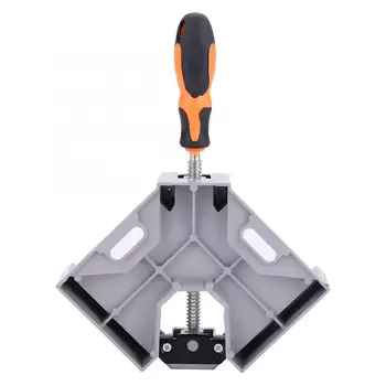 

90 Degree Quick Release Corner Clamp Aluminum Alloy Right Angle Woodworking Welding Corner Clamping Rotation Jaw Wood Clamp