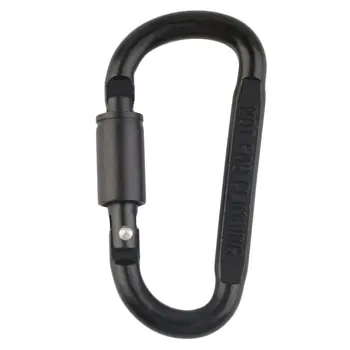 

1 x Aluminum Alloy Carabiner Hiking D-Ring Keychain Clip Hook Buckle Sport free shipping