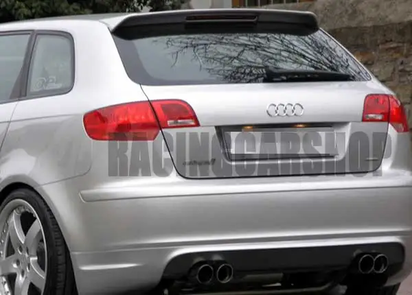 سبويلر من ألياف الكربون الحقيقية للسيارة أودي A3 8p Sportback 2005up A001 Body Kits Aliexpress