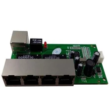 OEM мини-переключатель мини 5-разъемное зарядное usb-устройство 10/100 Мбит сетевой коммутатор на возраст от 5 до 12 лет, в широкий диапазон входного напряжения smart ethernet переключатель pcb rj45 Модуль со светодиодной подсветкой встроенный