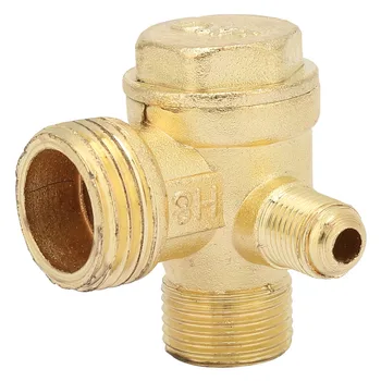 

Air Compressor Brass Three-way Unidirectional Check Valve Connect Pipe Fittings