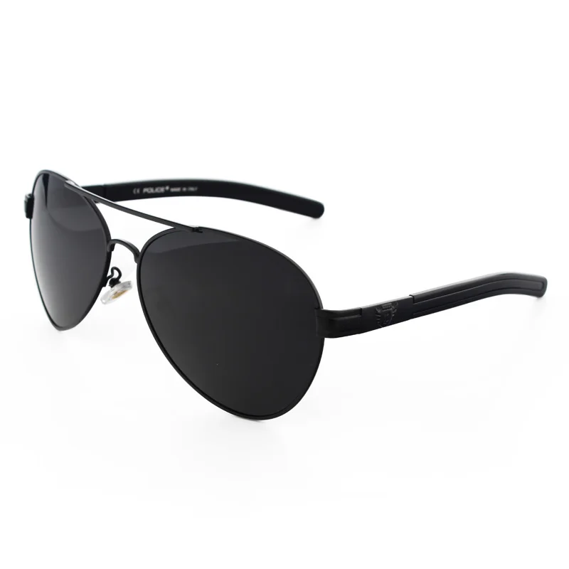 Vazrobe 165mm Oversized Polarized Sunglasses Men Aviation Sun Glasses for Man Brand Designer Driving Outdoor Huge Big Fat Black - Цвет линз: black black