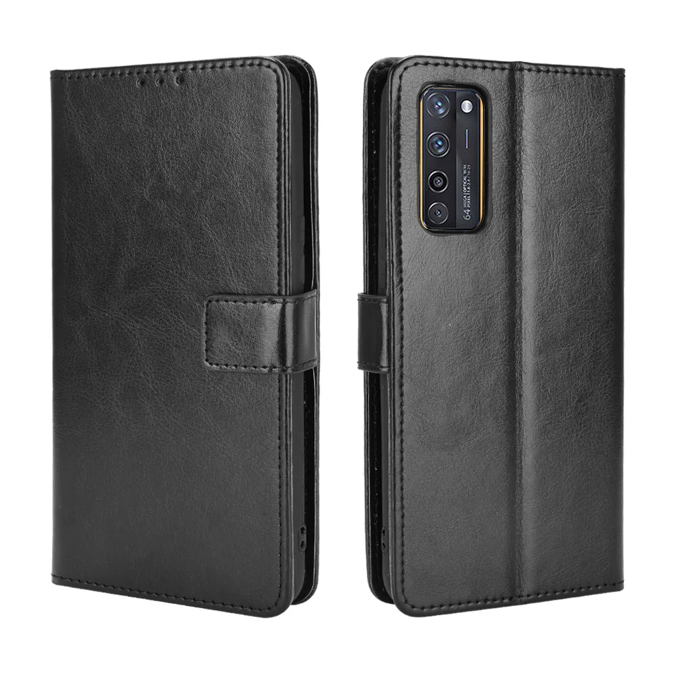 For ZTE Axon 20 5G Case classic Flip Luxury PU Leather Phone Case For ZTE Axon 20 5G A2121 Cover