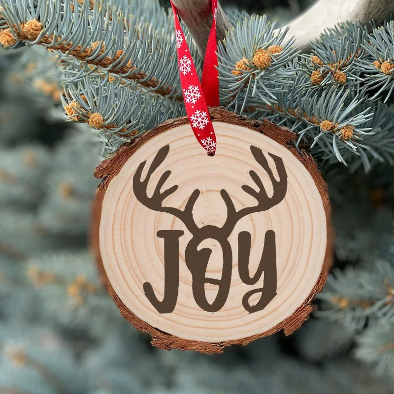 

Peace Love Joy Round Ornament Home Decor Christmas Gift Merry Christmas Peace Love Joy and Merry and Brite Gift Kitchen