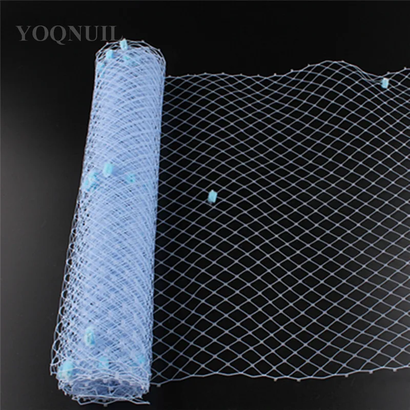 Birdcage Veils Bride Wedding Fascinator Hat Mesh DIY Hair Accessories Net Fabric Headwear Veillings 25 CM Width bridal veil