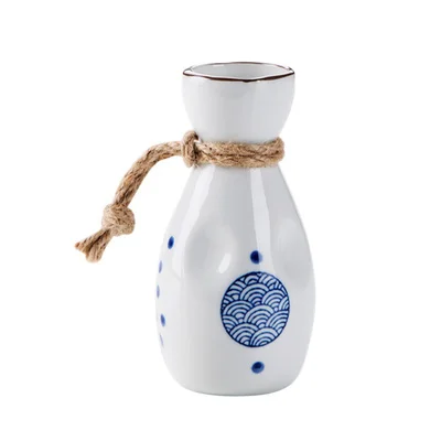 Winter flower flagon Японский керамический горшок, чашки, набор, винтажные духи, фляги для дома, кухни, бара, Флагон, бутылка для питья, креативный подарок - Цвет: Winter flower flagon