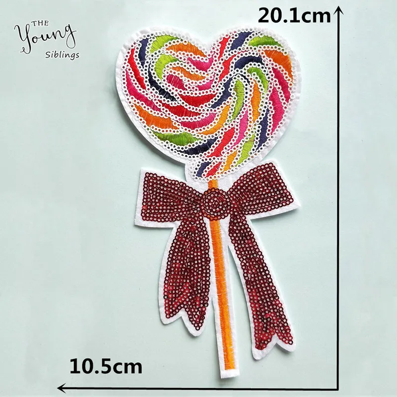 2PCS SALE Модные нашивки с блестками, с героями мультфильмов, железные, без заплаток, с вышивкой, Значки для шитья, сделай сам, декоративные нашивки, аксессуары для одежды, 1~ 10 шт, на продажу - Цвет: 2PCS SALE