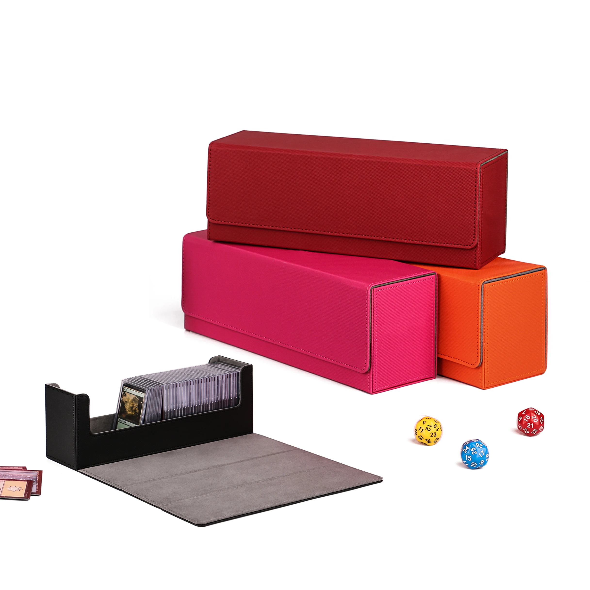 

Высококачественная коробка для карт 400 + шт., чехол для карт, контейнер для коллекции настольных игр, TCG, Pokemon, gcc, MTG YuGiOh