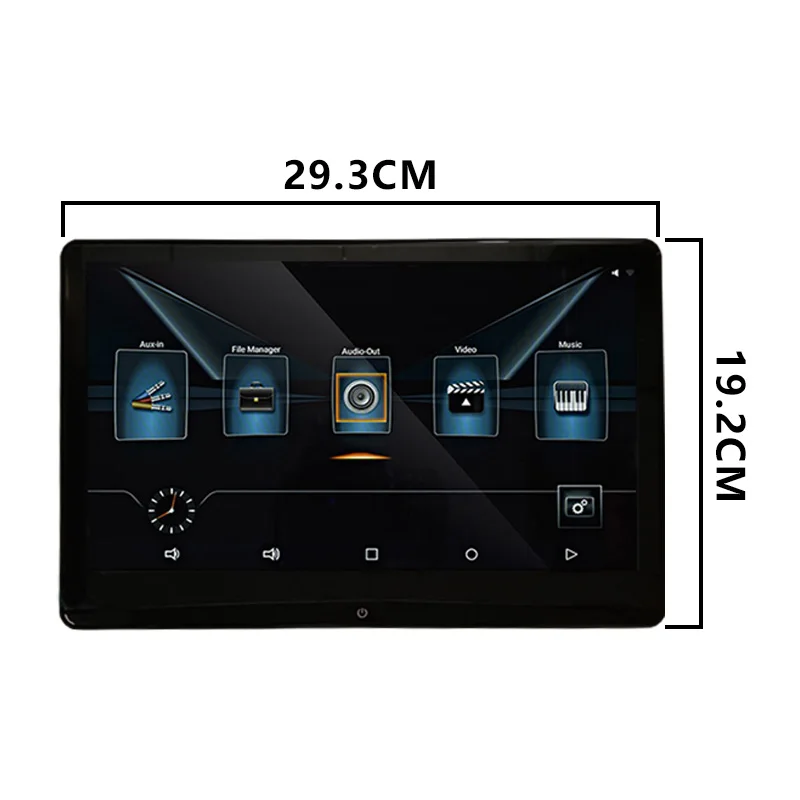 11,6 дюймов монитор подголовника Android автомобильный MP5 4K FHD 1080P видео плеер сенсорный экран зеркальное отображение/wifi/Bluetooth/USB/HDMI/FM/Miracast