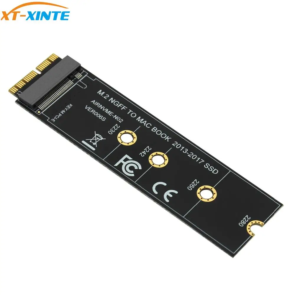 M key M.2 NGFF PCIe AHCI M2 SSD адаптер для 2230-2280 SSD адаптер для 2013 MACBOOK Air A1465 A1466 Pro A1398