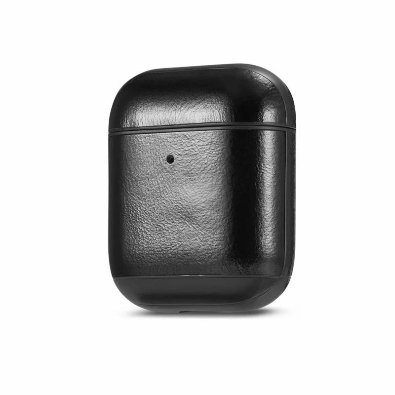 Чехол для гарнитуры из натуральной кожи для AirPods 1/2, чехол для зарядки наушников