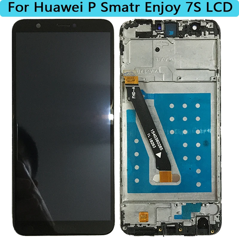 Original LCD For HuaWei P Smart LCD With Frame Touch Screen Enjoy 7S FlG LX1 LX3 LCD Display Screen Digitizer Assembly Parts