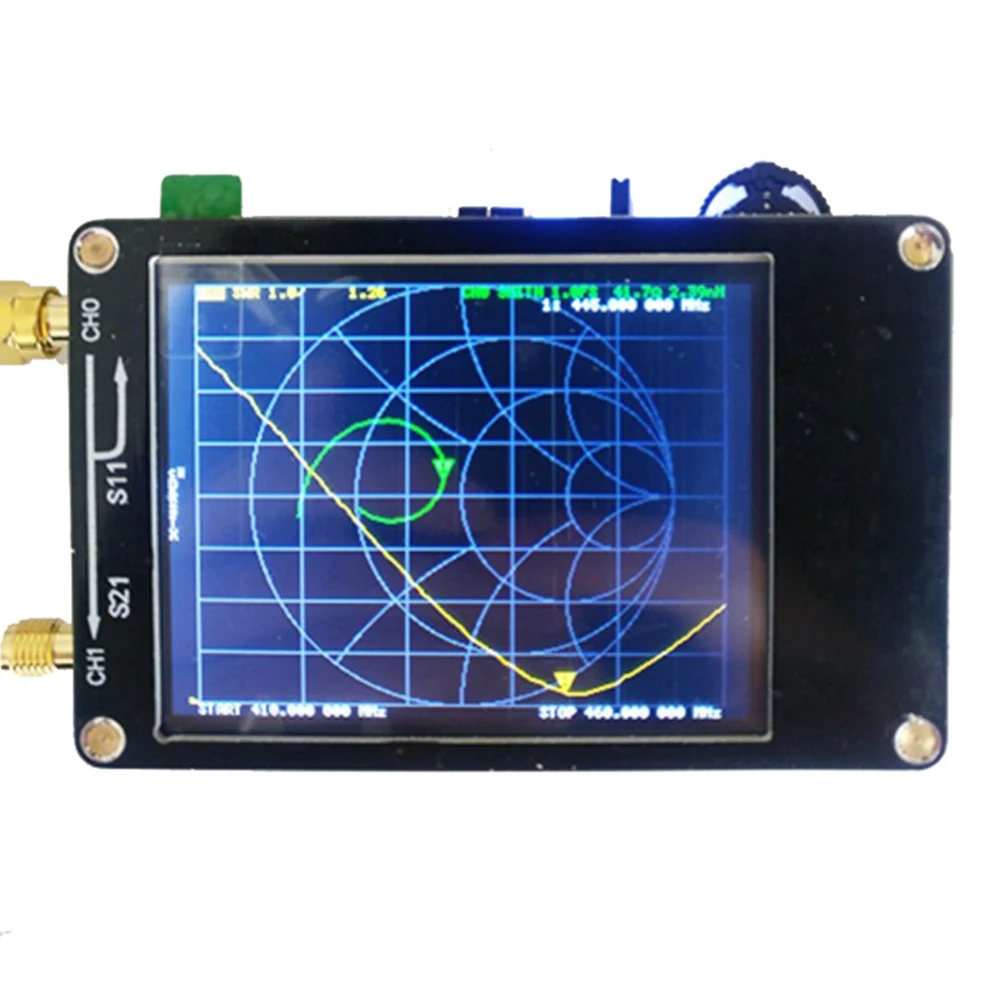 

2.8-inch Touch Screen Antenna Analyzer Vector Network Analyzer Short Wave MF HF VHF PC Control Software