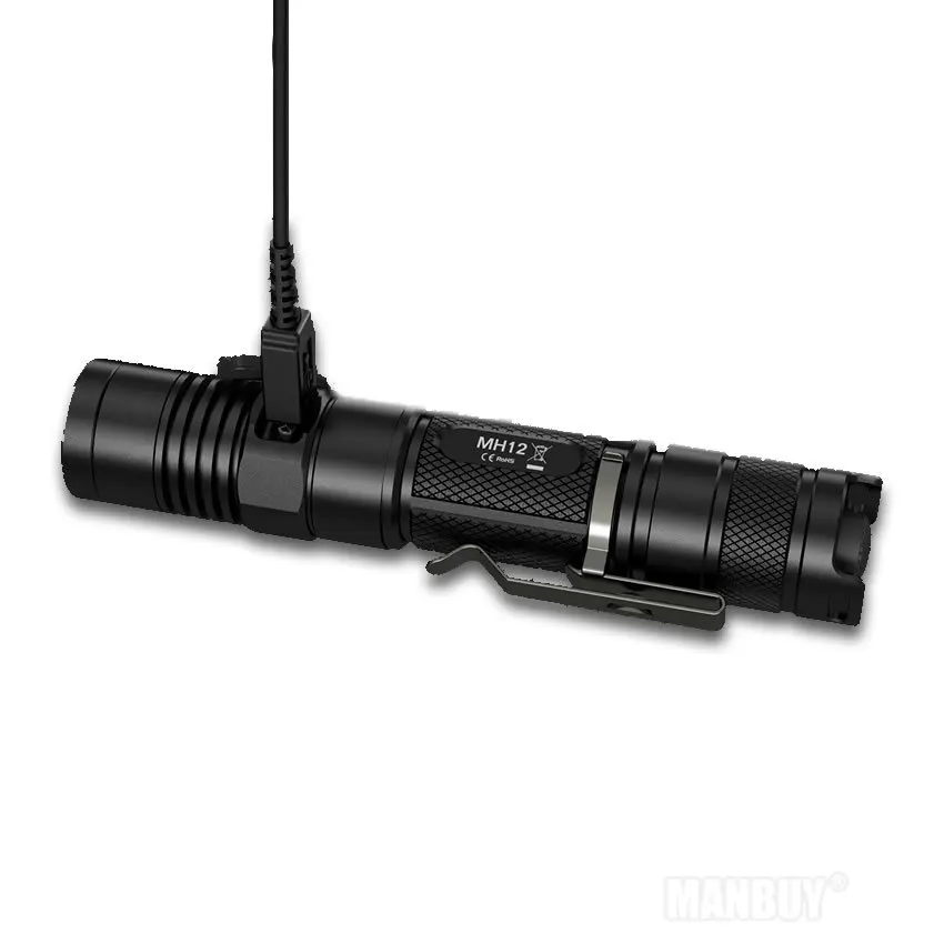  SALE NITECORE 1000Lumen MH12 MH12W XM-L2 U2 LED Rechargeable Flashlight Search Rescue Portable Torc - 32844785052
