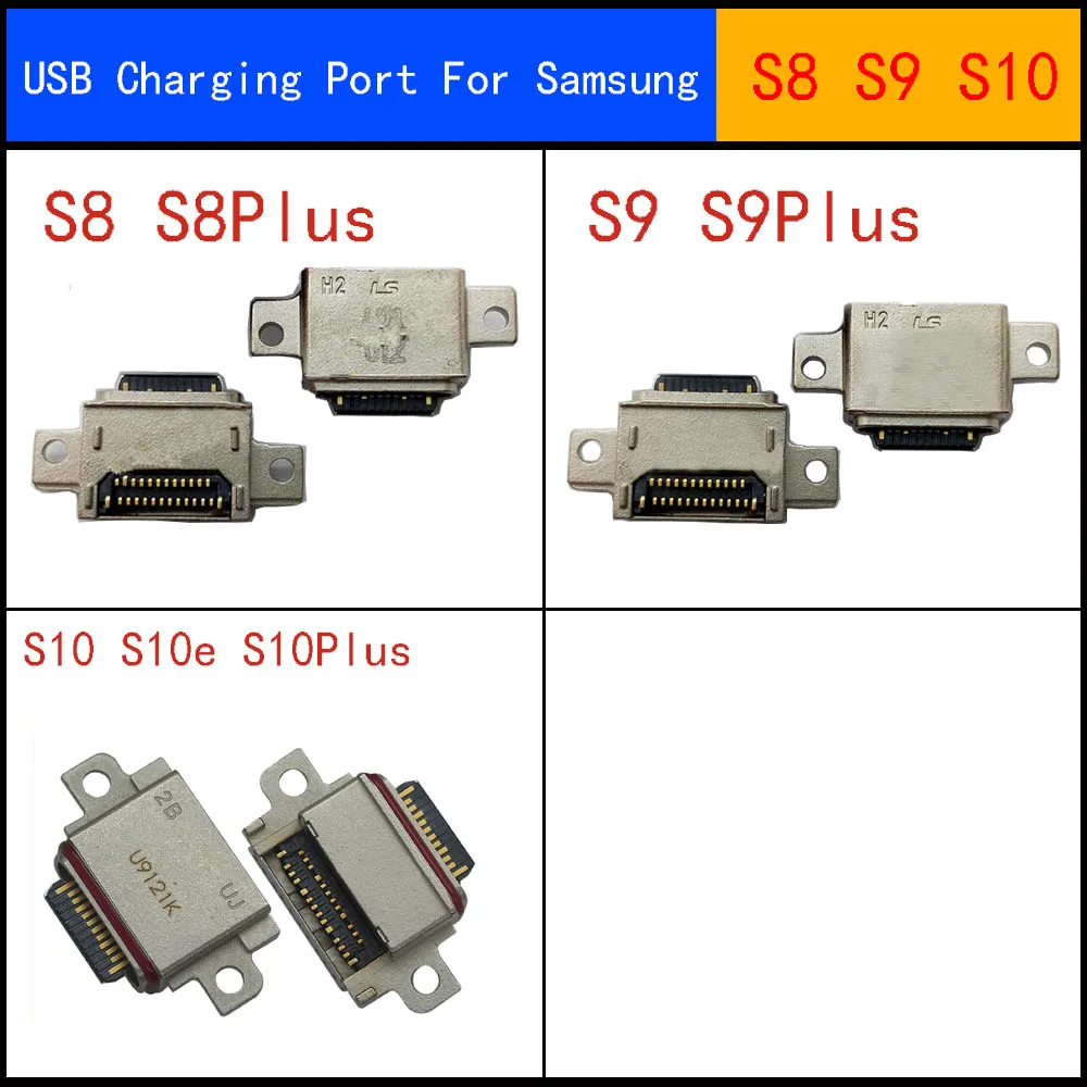 

USB Charging Port Connector Plug Socket Dock Repair Part For Samsung S8 S8Plus S9 S9 Plus S10 S10e S10Plus