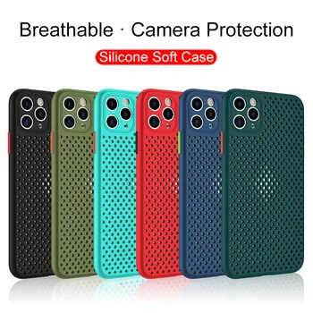 

Camera Protection Silicone Case For Iphone 11 Pro Xs Max Xr X Breathable Matte Silicon Soft Case For Iphone 7 8 Plus Shockproof