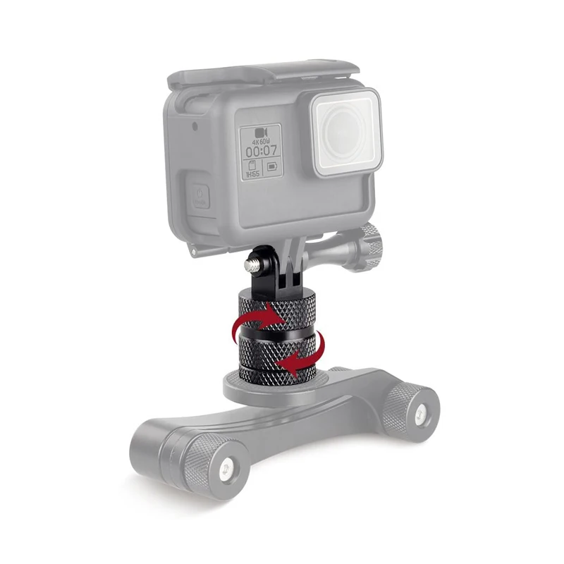 Tripé de Montagem Monopé Adaptador Giro de 360 Graus de Alumínio para Gopro Hero 10 Sjcam yi Eken Dji go Pro Câmera - Image 4