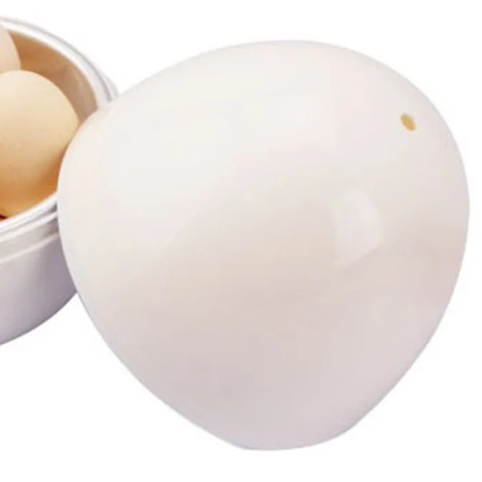 Горячая микроволновая печь для приготовления яиц для 4 яиц простая в использовании Регулируемая яичная плита D6