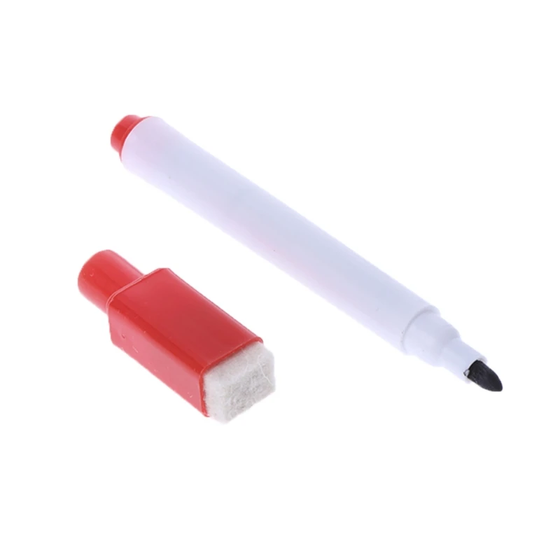 6 шт./компл. доски стираемый маркер для белой доски с ластиком школьные принадлежности LX9A