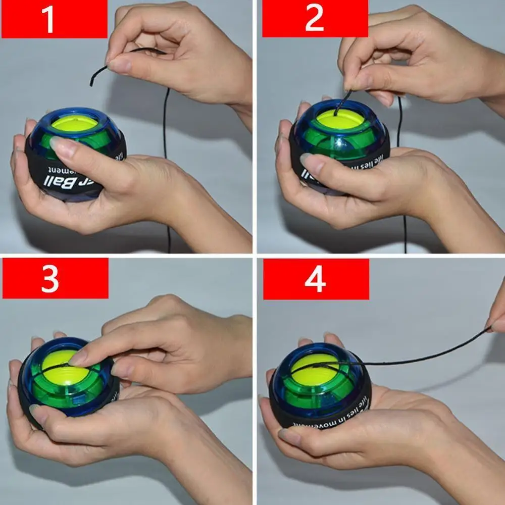 LED Wrist Ball Trainer Ontspannen Gyroscoop Bal Hoge Kwaliteit Spier Power Ball Gyro Arm Sporter Strengthener Fitness Apparatuur