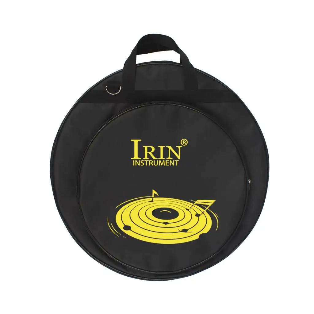 Durable Cotton 21inch Cymbal Storage Bag Case Hand Carry Bag Holder Black 540 x 130mm