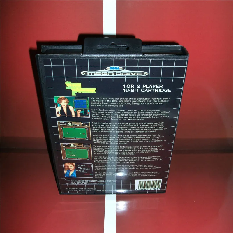 Чехол EU с боковым карманом с коробкой и руководством для игровой консоли sega Megadrive Genesis 16 bit MD card