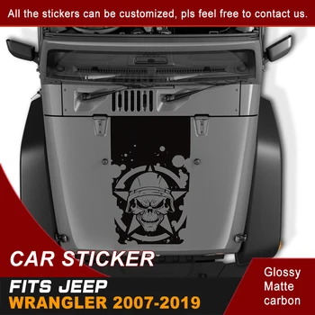 

Car Stickers 1 Piece Hood Scoop Graphic Vinyl Car Decals Custom For Jeep Wrangler Rubicon Sport Sahara 2 Or 4 Doors 2007-2019